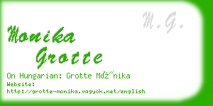 monika grotte business card